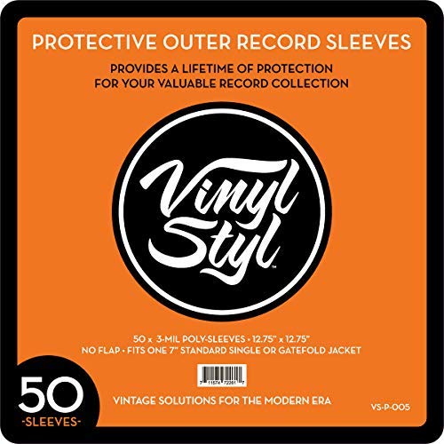 Vinyl Styl - Protective Outer Record Sleeves - 50 Count |