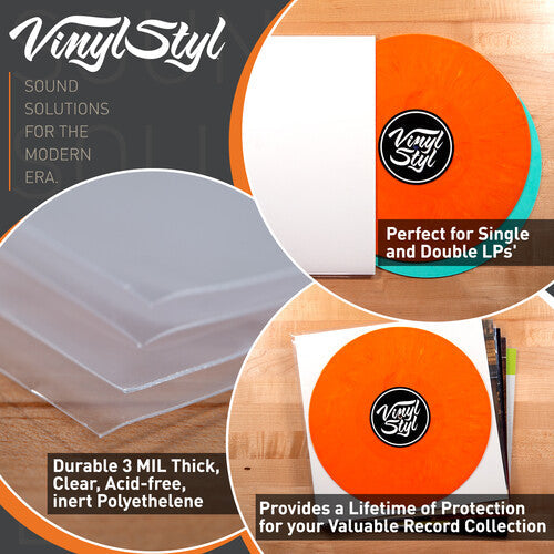 Vinyl Styl - Protective Outer Record Sleeves - 50 Count |